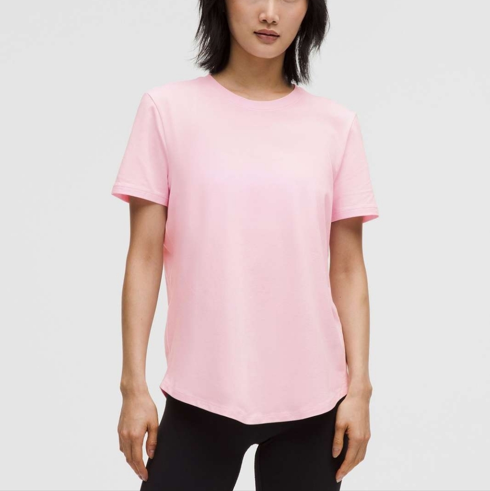 Lululemon Love Curved-Hem Crewneck T-Shirt, Size 6